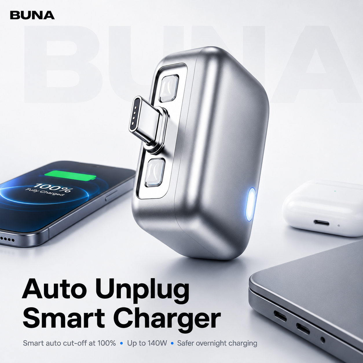 Self Unplugging Charger